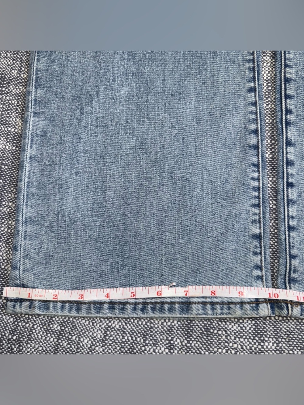 Evereve The Ever Trouser High Rise Wide Leg Jeans sz 29 Blue Button Fly long - Picture 9 of 13